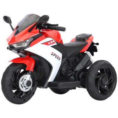 China New Design Powerful Toy 2021 Model Children's Dual-Drive Electric Motorcycle for sale