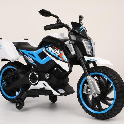 China Hot-selling steel explosion-proof, rechargeable, dual-drive, safe and trustworthy children's electric motorcycle for sale