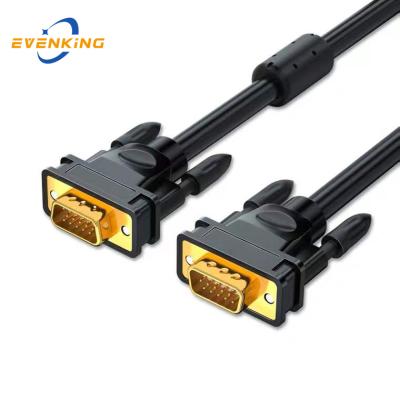 China Choseal OEM COMPUTER 15pin VGA to VGA HD Video Cable 1080P Male to Male VGA Cable for HDTV Projector for sale