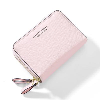 China Weichen Pu Leather Women Waterproof Custom Logo Forever Young Coin Purse Fashion Wallet for sale