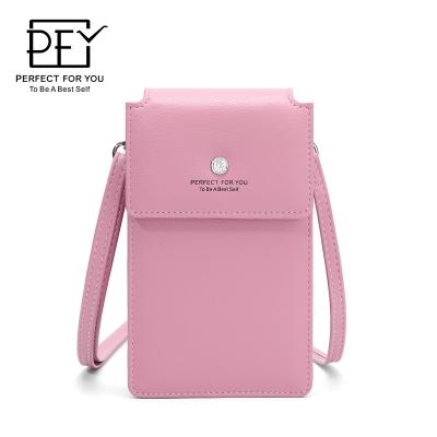 China Fashoion New Women Phone Bags Ladies Mini Fashion Crossbody Bags Weichen Handbags Small Sling Shoulder Bag Forever Young for sale