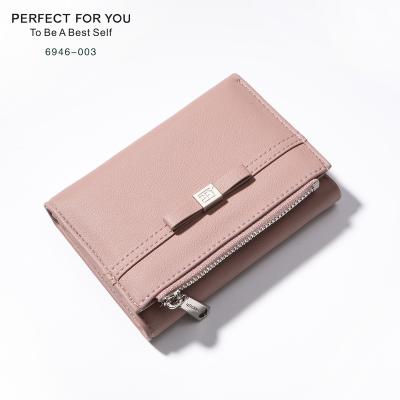 China Waterproof Perfect For You Weichen Ladies Purse PU Leather Purse Wallets Brand New Fashionable Design Women Forever Young for sale