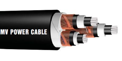 China cable de transmisión submarino aislado XLPE del cable de tensión 6KV/10KV en venta