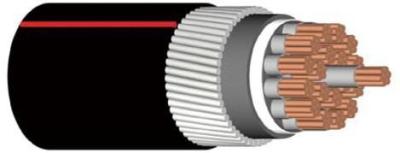 중국 기갑 다핵 낮은 전압 고압선 0.6/1 kV, SABS 1507년, 90ºC의 PVC-FR 칼집 판매용