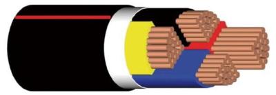 Cina Cavo elettrico Unarmoured di bassa tensione del PVC 0.6/1 chilovolt, SABS 1507, 70ºC, guaina di PVC-FR in vendita