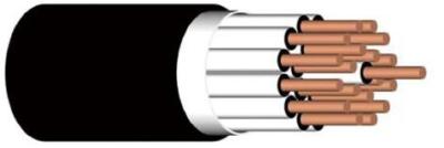 중국 비무장 다핵 낮은 전압 고압선 0.6/1 kV, SABS 1507년, 90ºC의 PVC-FR 칼집 판매용