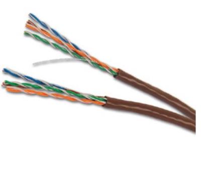 China Cat5e 24AWG Communication Cables / 4 Pairs UTP Network Cable HSYV-5E for sale