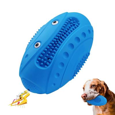 China Best Selling Viable Interactive Dog Toy Ball From Amazon Natural Rubber Chew Snack Dispenser for sale