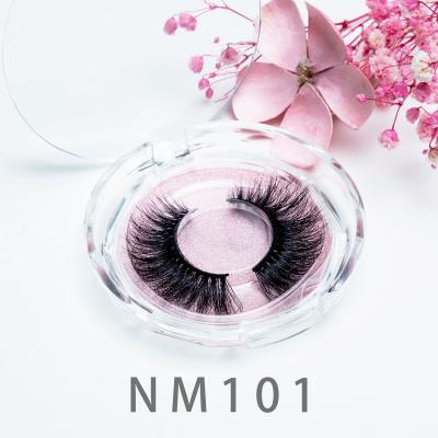 China Real Fluffy 100% Real 100% Mink Lashes Curly 3d Strip Lashes Full With Lashes Packaging Box 2 Buyers for sale