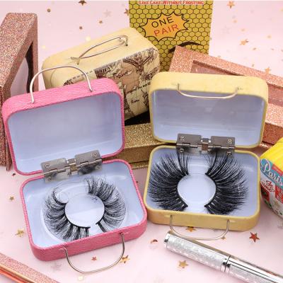 China High Quality Durable 25mm Mink Eyelash False Eyelashes False Eyelash Vendor with custom logo and packing box for sale