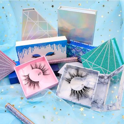 China Wholesale Durable False 3D Mink Eye Lashesh Lash Trays Reserve Lahes Packaging Box Lashes 25mm Natural False 3d Mink Eyelashes for sale