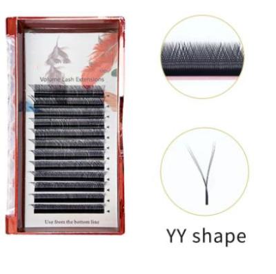 China Natural /Soft Y Volume Lashes Extensions Cilios YY Fan D Loop Blend Makeup Easy Mink V Wholesale Thick Natural W Shape Eyelash Supplies for sale