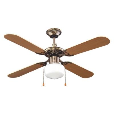 China 4 Foldable Modern Solid Wood Blades Indoor Decorative With 42 Inch Remote Control Ceiling Fan for sale