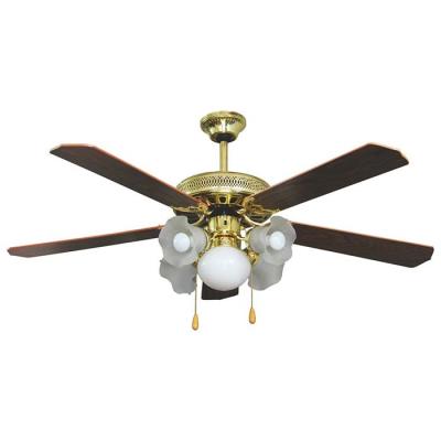 China With 52 inch light dining room lighting decoration led ceiling fan light with remote control ceiling fan for sale