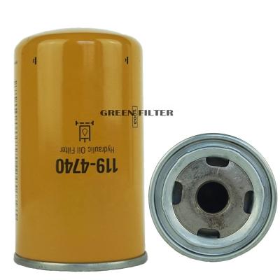 China OIL FILTER/FUEL FILTER AIR FILTER GreenFilter-transmission oil filter USE FOR CAT 119-4740 HF35467/P550486/P551324/57116/BT8417/1194740 119-4740 for sale