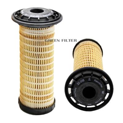 China OIL FILTER/FUEL AIR FILTER High Quality Excavator Oil Filter Element GreenFilter 322-3155 3223155 Assembly 322-3154 3223154 Use For Cat for sale