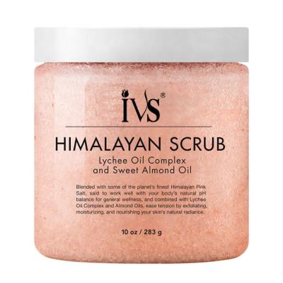 China Wholesale Natural Organic Himalayan Salt Exfoliator Deep Cleansing Bodyscrub Moisturizing Organic Body Scrub for sale