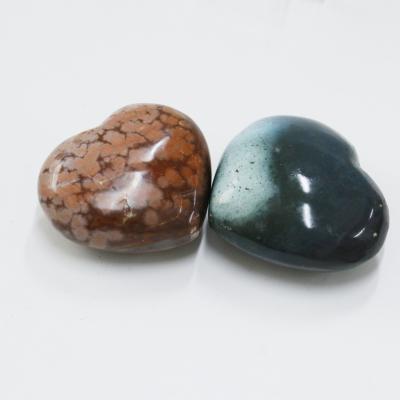 China China Hot Selling Crystal Rock Ocean Jasper Natural High Quality Natural Gemstone Crystal Heart For Healing for sale