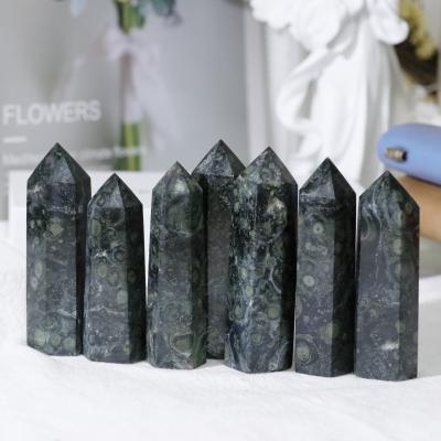 China Good quality kambaba crystal jasper china point tower crystal people open natural healing stones for gift for sale