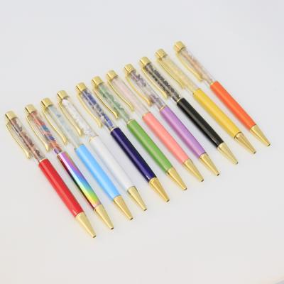 China China Wholesale Natural Crystal Stylus Pen Crystal Craft Chip Pen Gemstone Crystal Many Colors for sale