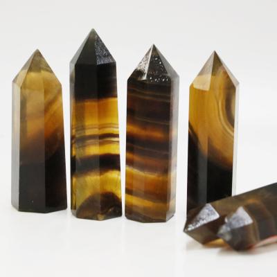 China Wholesale Crystal Tower Healing Crystal Stones Natural Fluorite Crystal Wand Point For Gift from China for sale