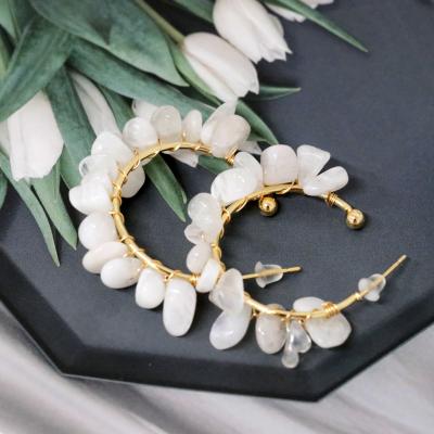 China China New Healing Product Natural Color Mixed Quartz Crushed Stone Crystal Hairpin Wedding Souvenir Guests for sale