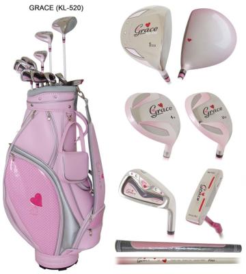 China graphite & Steel factory OEM production and processing of high-grade golf club complete set for ladies for sale