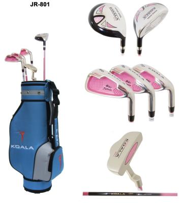 China graphite & Steel Factory OEM Reasonable Junior Right Hand Golf Clubs Set for sale