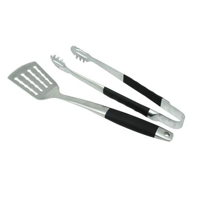 China Sunlife 2pcs PREMIUM Easily Cleaned Stainless Steel BBQ Tool Kit with Hollow Handle BBQ Accessories for sale