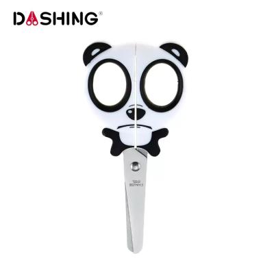 China School Home Office Panda Shaped Stainless Steel Student Children Open Scissors for sale