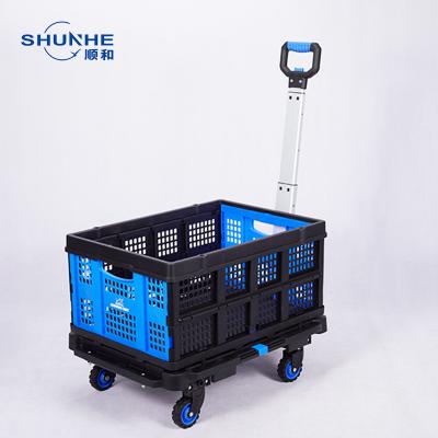 China Other New Heavy Duty Foldable Trolley 136kg Platform Cart For Warehouse for sale