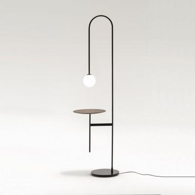 China New Design Modern Floor Lamp KD Modern Standing Lamp With Shelf For Home Decor for sale