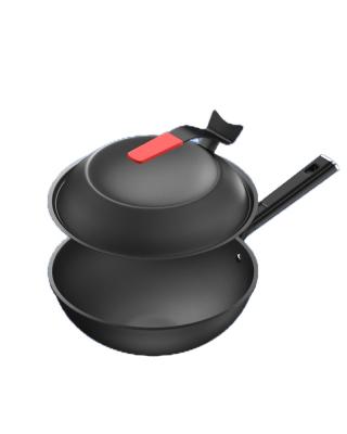 China Viable Manufacturers Wholesale Hot Aluminum Composite Cookware Set Iron Nonstick Frying Pan Discount Pan for sale