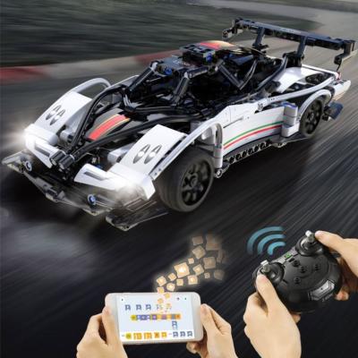 China Toy Educational Technic Block Toys Electronic App Control Steam Rc Legoed Racing Car for sale