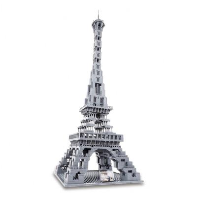 China Famous Toy Yc-20001 Street View Eiffel Tower Big Collection Assembly Brick Architectural Diy Children's Toys Building Block for sale