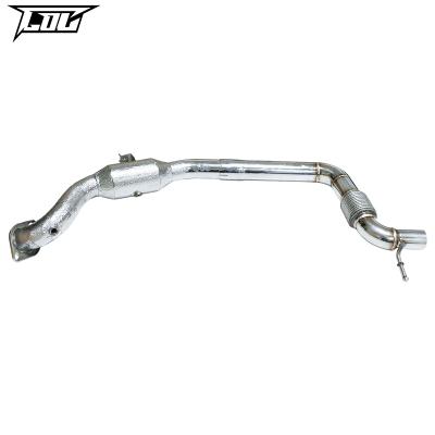 China Engine Downpipe For Ford Mustang 2.3 2015-2020 Stainless Steel Exhaust Downpipe High Performance Exhaust System Pipe Mufflers for sale