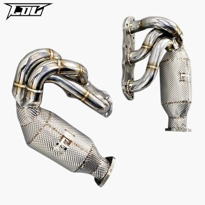 China Engine Exhaust Manifold For Porsche 911 997.2 Stainless Steel Pipe Exhaust Downpipe 2008-2011 Performance Automotive Accessories for sale