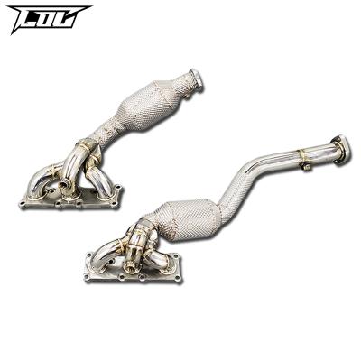 China SUS304 Downpipe For BMW 530 2.0T 3.0T 2011-2017 Exhaust Pipe Stainless Steel Exhaust Performance Exhaust Tower Downpipe for sale