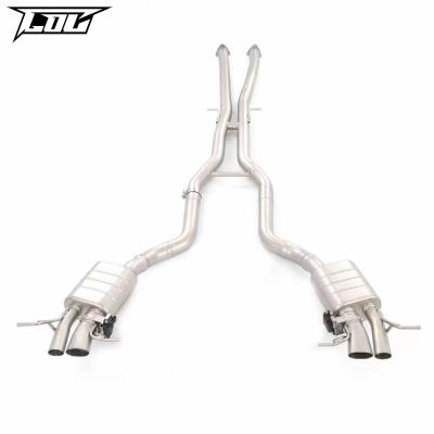 China Engine Catback Exhaust For BENTLEY Continental 6.0 Exhaust 2006-2011 Valve Control Stainless Steel Downpipe Exhaust Pipe for sale