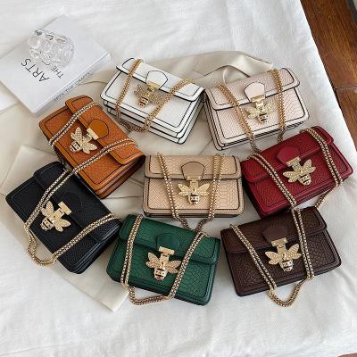 China Hot Sale PU Bee Handbags 2022 Korean Style Bee Style Girls Girls Purses Luxury Females Handbags For Women for sale