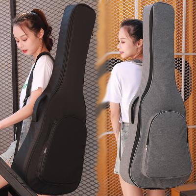 China Strong Foam 36 39 41 Inch Oxford Cloth Guitar Case Gig Bag Waterproof Double Straps Padded Classic Guitar Bag Carry Case Backpack for sale