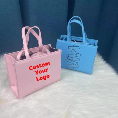 China Custom Fashion Best-selling Fashion Women&'s Bag Summer Casual Tote Bags With Custom Printed Logo for sale