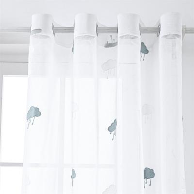 China Decorate 2021 Latest Design Kids Room Decor Fancy Window Embroider Curtain For Living Room for sale