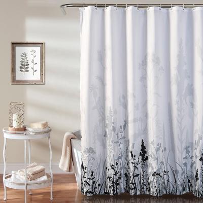 China China Sustainable Factory Supplying 180*180cm Printed Factory Sustainable Dry Shower Curtain Quickly for sale