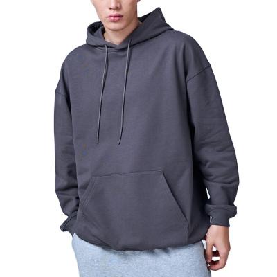 China wholesale Anti-wrinkle white hooded plus size men pullover hoodie embroidery custom print oversized heavy streetwear men's hoodies for sale