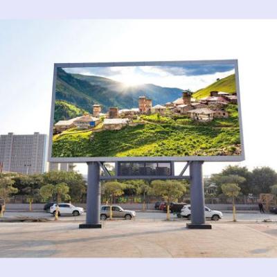 China P10 P8 Outdoor Fixed Advertising Billboard Waterproof Full Color Smd Board Led Digital Signage Display Screen for sale