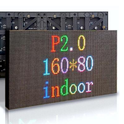 China HD P2 led indoor advertising screen rental indoor led display P2 small pixel led indoor 2mm for sale