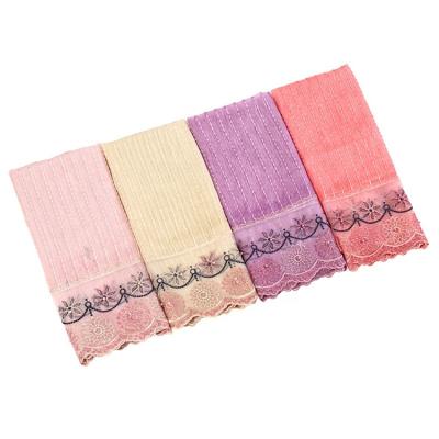 China Polyester Lace Embroidered Muslim Islamic Hijabs Head Scarf Turban Shawls And Hijab Wraps With Beads for sale