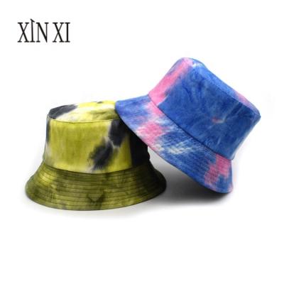 China New Winter Fashion Picture Hip Hop Bucket Hat Unisex Corduroy Tie Dye Curdoroy Bucket Hat For Women for sale