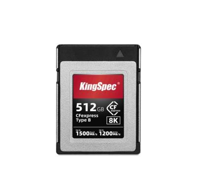 China Best Price Top Quality Kingspec CFexpress 512GB Plastic Card For 4K Video Memory Raw Card For Camera for sale